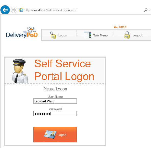 Customers can access the Website, but their view will be restricted to just their items