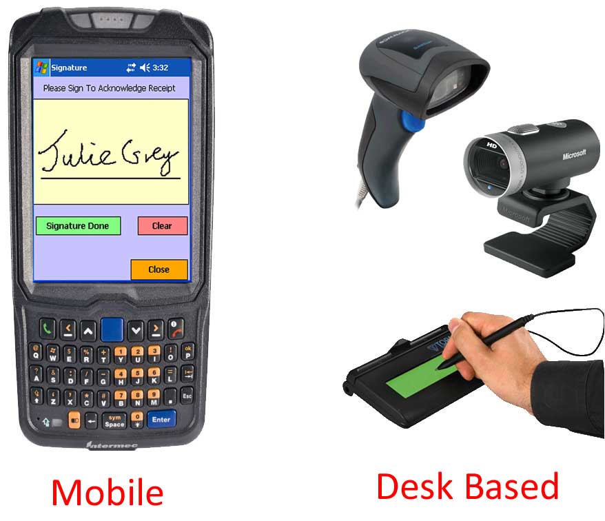 Desk Based Tracking and Tracking with Mobile Computers