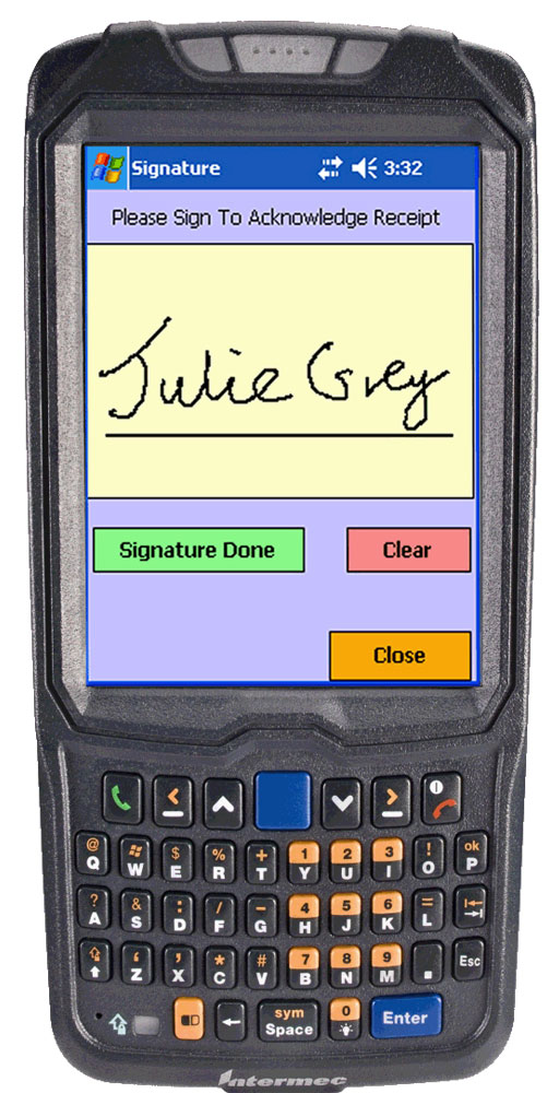 Intermec CN51 Mobile Computer for Tracking Parcels