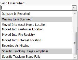 Automatic Email Trigger Conditions For Assets and Paper Files