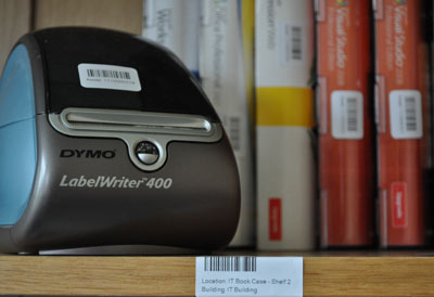 Location Barcode for Recording Where an Asset or Item has been placed